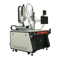 DIHORSE 1k/1.5k/2k/3k Automatic Fiber Laser Welding Machine 300*300mm Working Area with Rotary for Standard Part